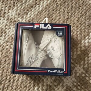FILA Baby White Pre-Walker Sneakers 9-12 Months